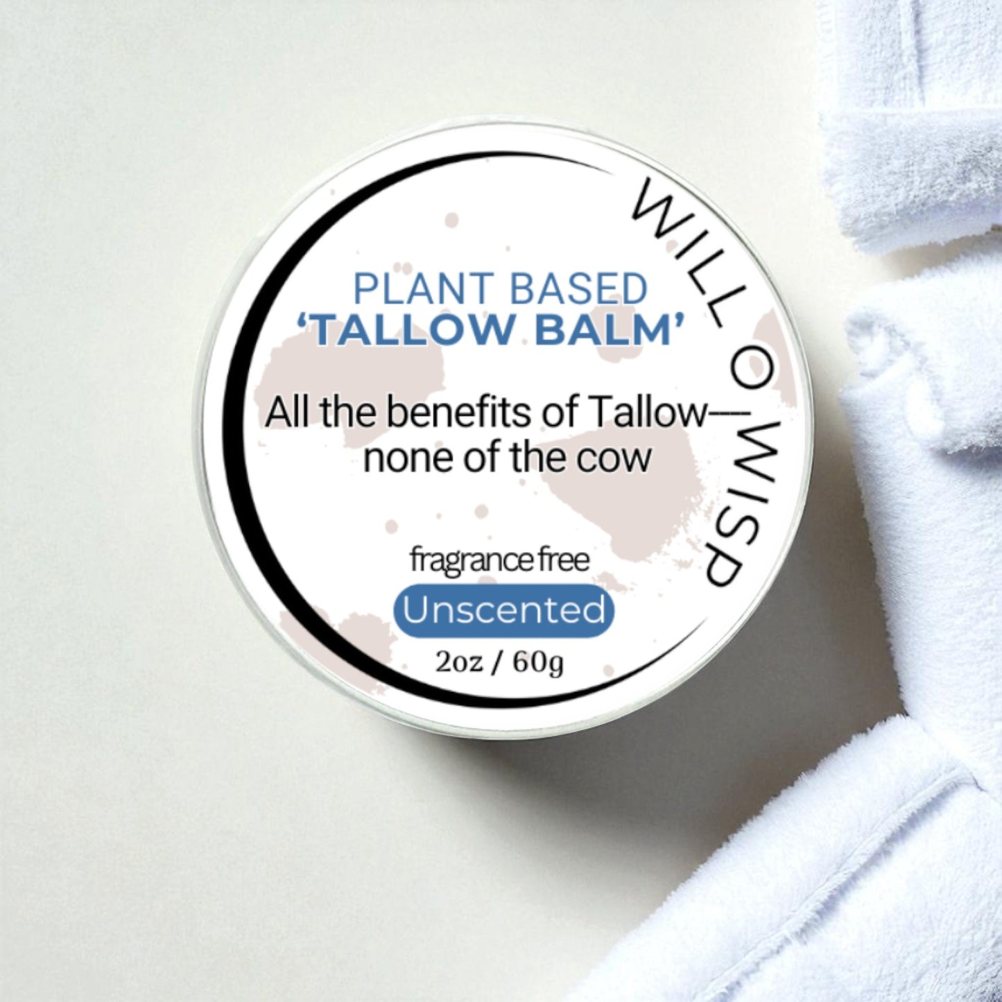 Plant Based 'Tallow' ~ Balm ~ Fragrance Free