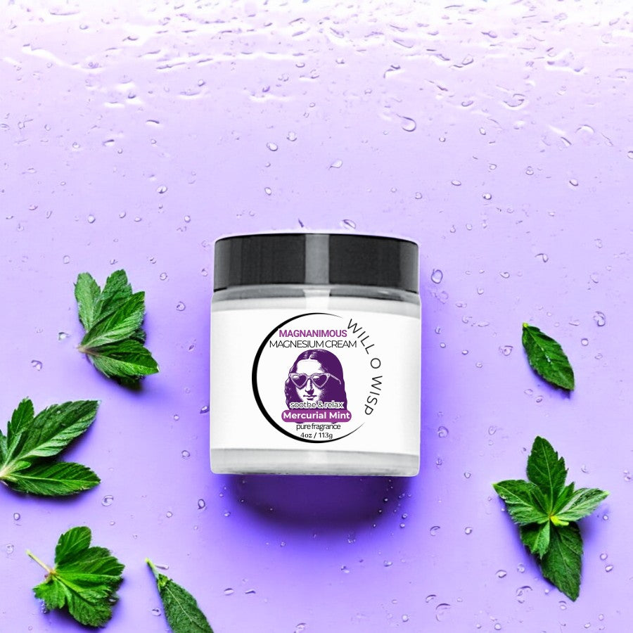 Magnesium Cream ~ Mercurial Mint ~ Pure Fragrance