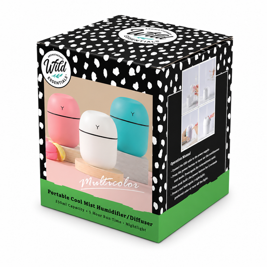 Mini Cool Mist Diffuser & Humidifier – 220 mL