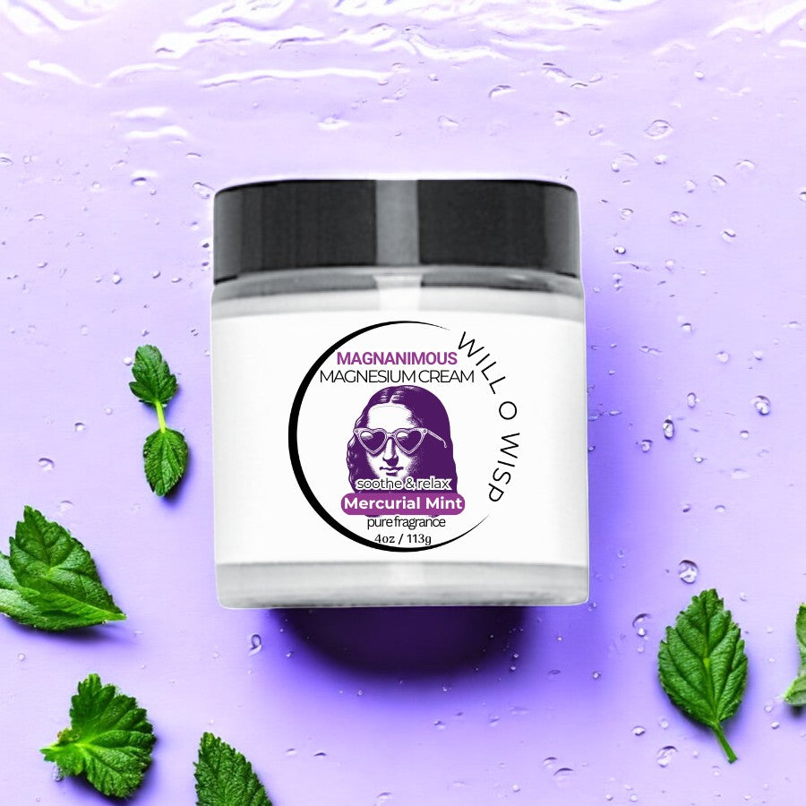 Magnesium Cream ~ Mercurial Mint ~ Pure Fragrance