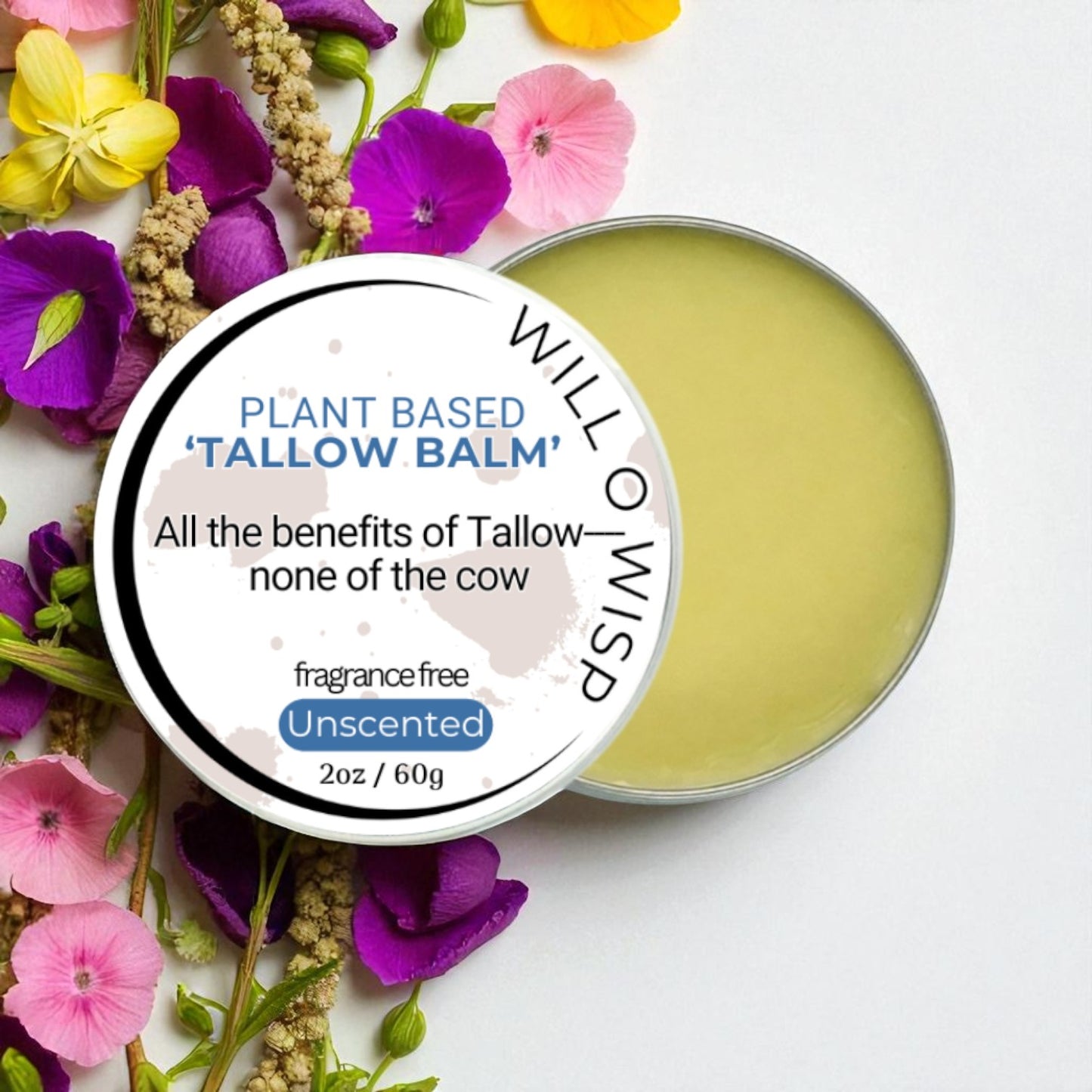 Plant Based 'Tallow' ~ Balm ~ Fragrance Free
