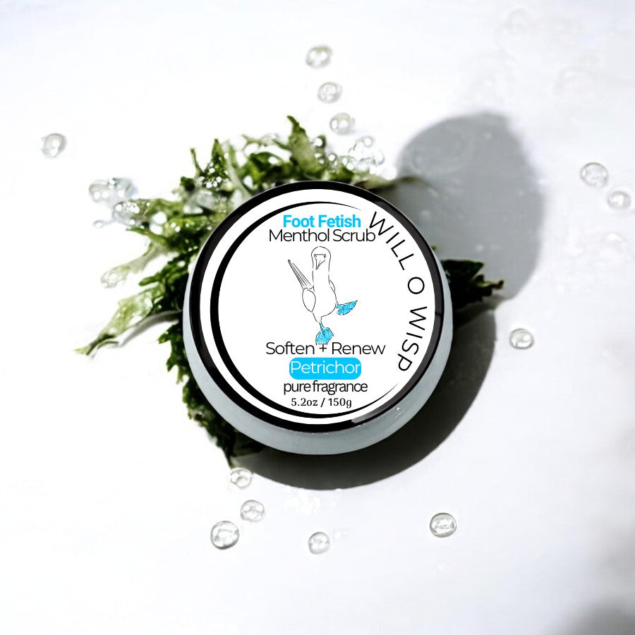 Menthol Foot Scrub ~ Petrichor ~ Pure Fragrance Oil