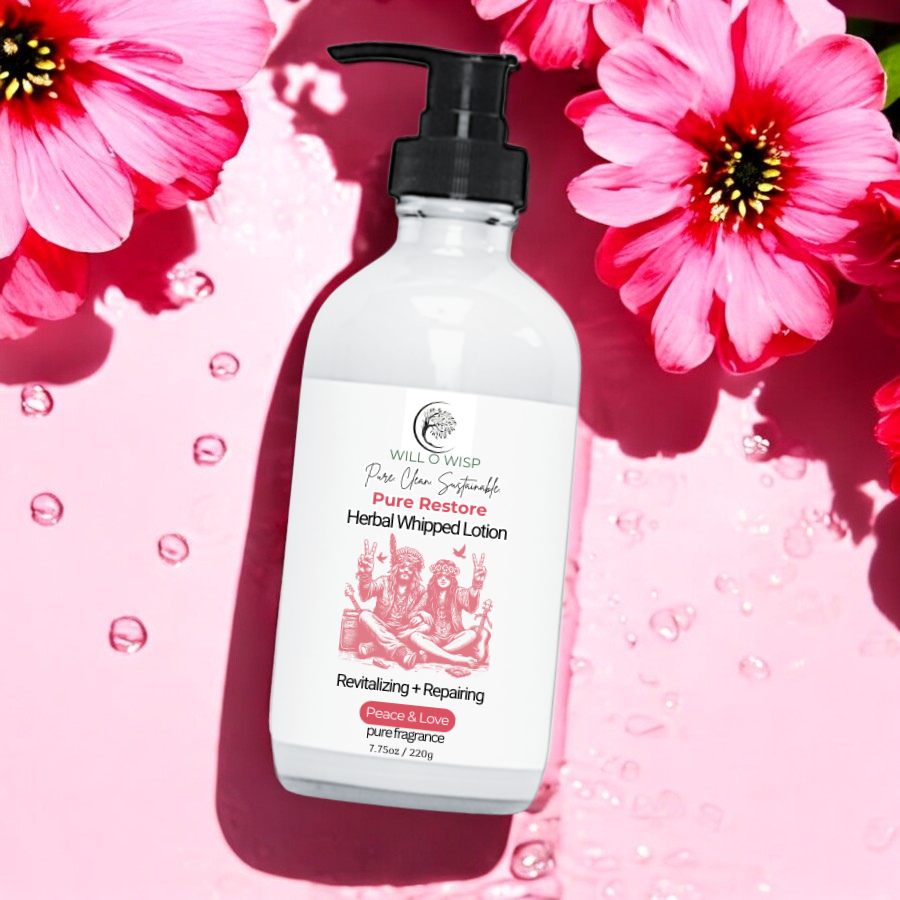 Pure Restore Herbal Whipped Lotion ~ Peace & Love ~ Pure Fragrance