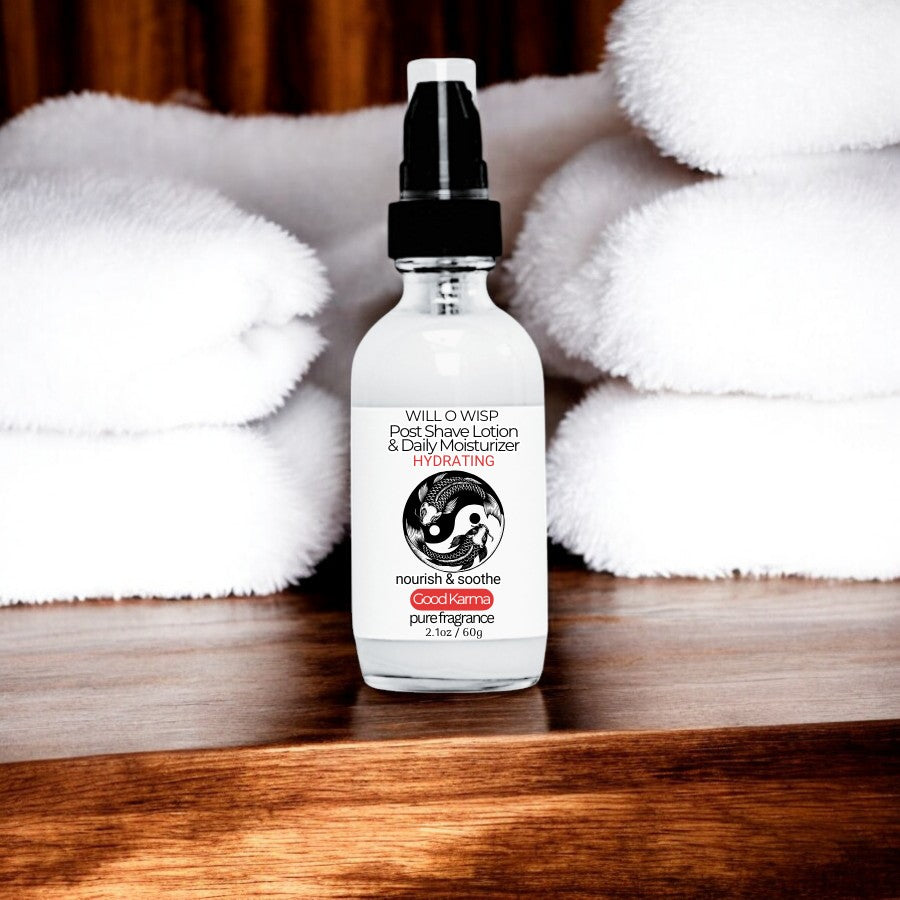 Post Shave Lotion & Daily Moisturizer ~ Good Karma ~ Pure Fragrance