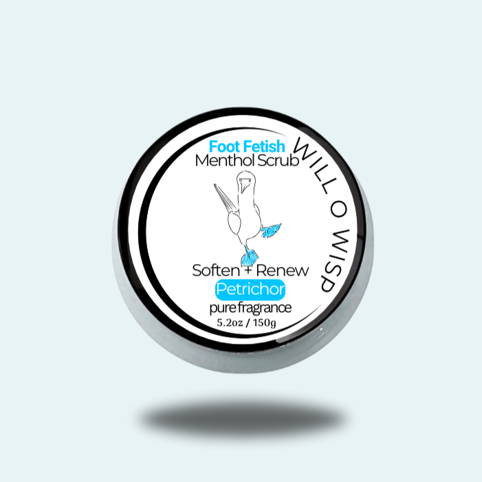 Menthol Foot Scrub ~ Petrichor ~ Pure Fragrance Oil