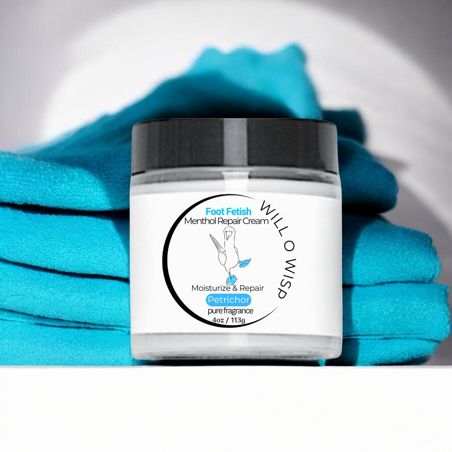 Menthol Foot Repair Cream ~ Petrichor ~ Pure Fragrance