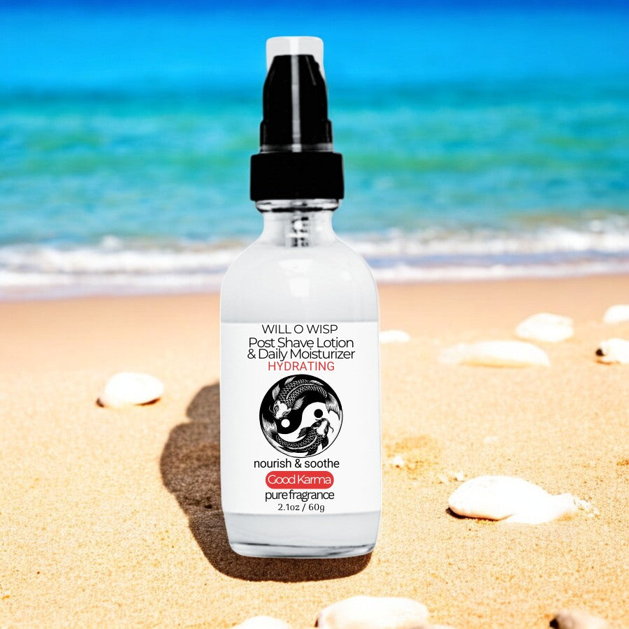 Post Shave Lotion & Daily Moisturizer ~ Good Karma ~ Pure Fragrance