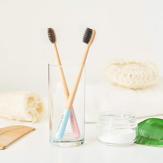 Organic Bamboo Toothbrush for Adults