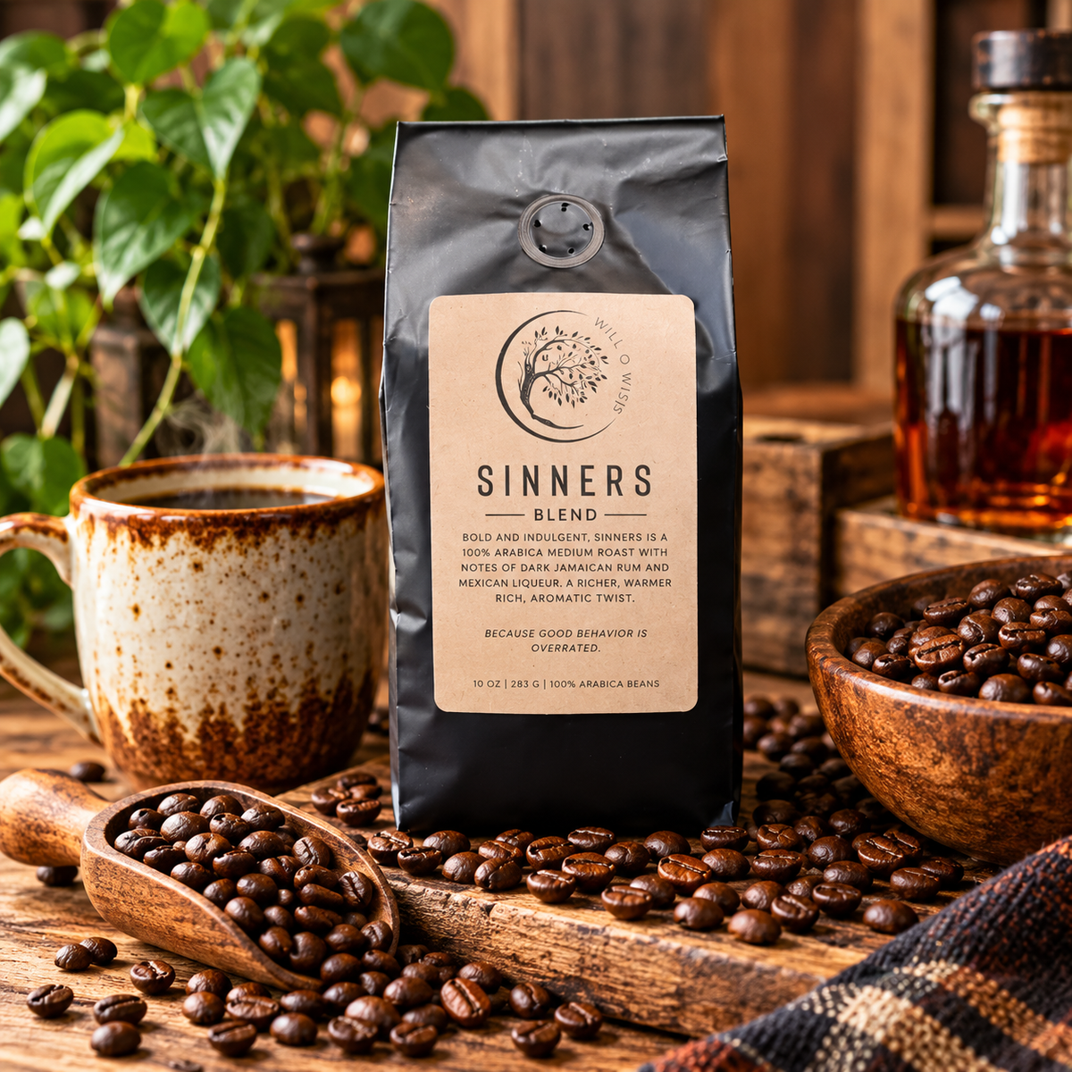 Sinners – Jamaican Rum 100% Arabica Coffee