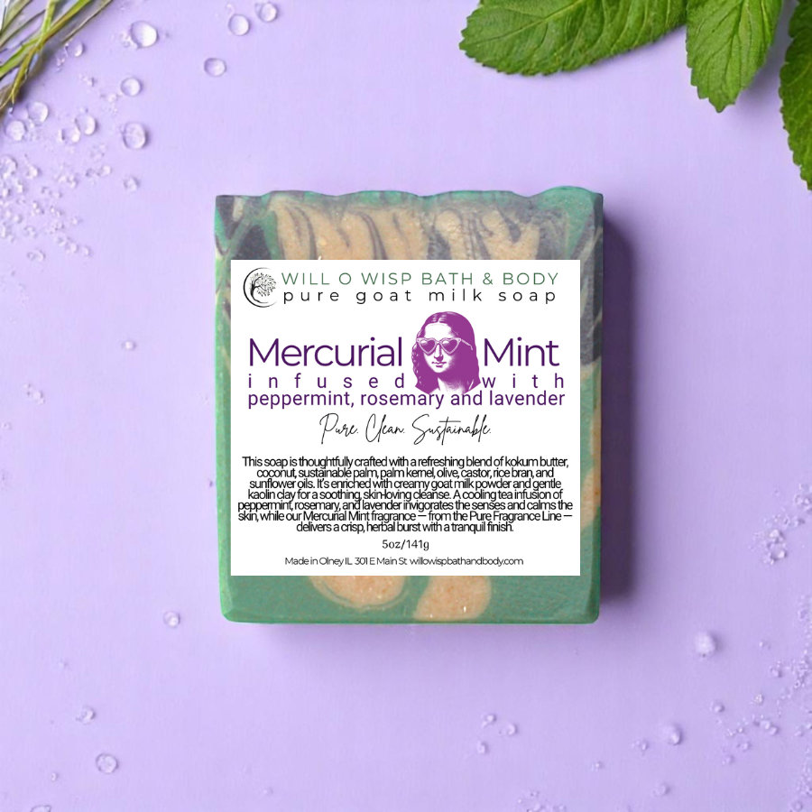 Mercurial Mint ~ Pure Goat Milk Soap