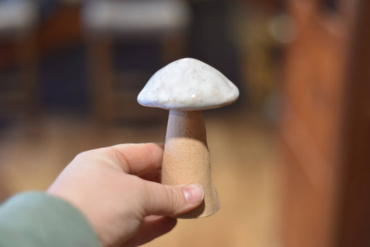 Ceramic Mushroom Plant Stakes