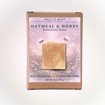 Oatmeal & Honey | Botanical Soap Bar | Nourishing & Comforting