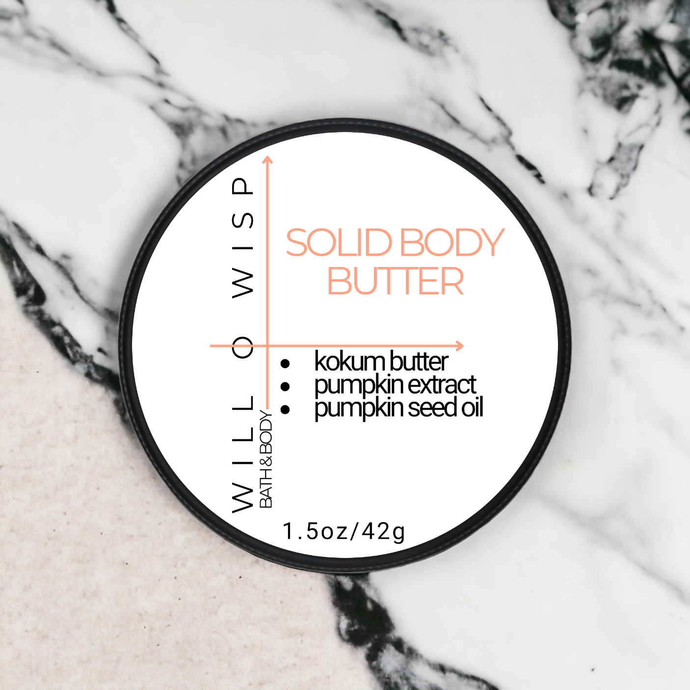 Solid Body Butter Bar (Orange - Normal to Oily Skin)