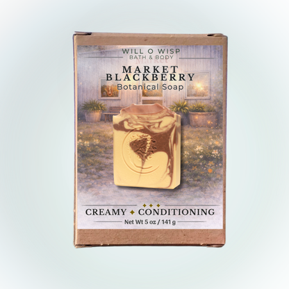 Market Blackberry | Botanical Soap Bar | Creamy & Conditioning