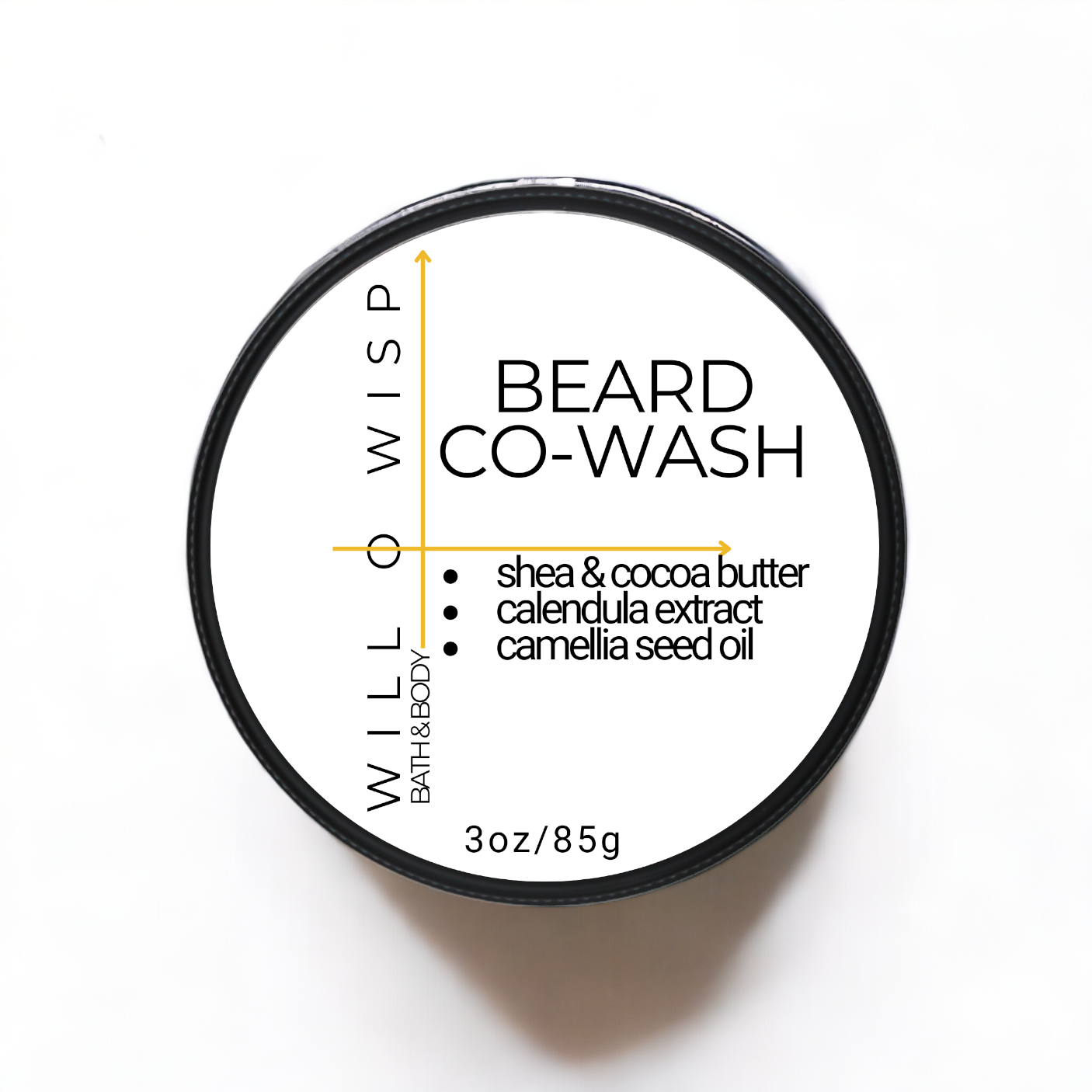 Solid Beard Co-Wash Bar (Yellow - Dry & Damaged Skin)