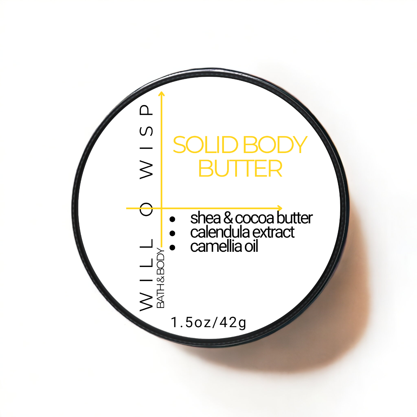 Solid Body Butter Bar (Yellow - Dry & Damaged Skin)