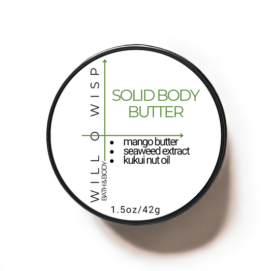 Solid Body Butter Bar (Green - Combination Skin)