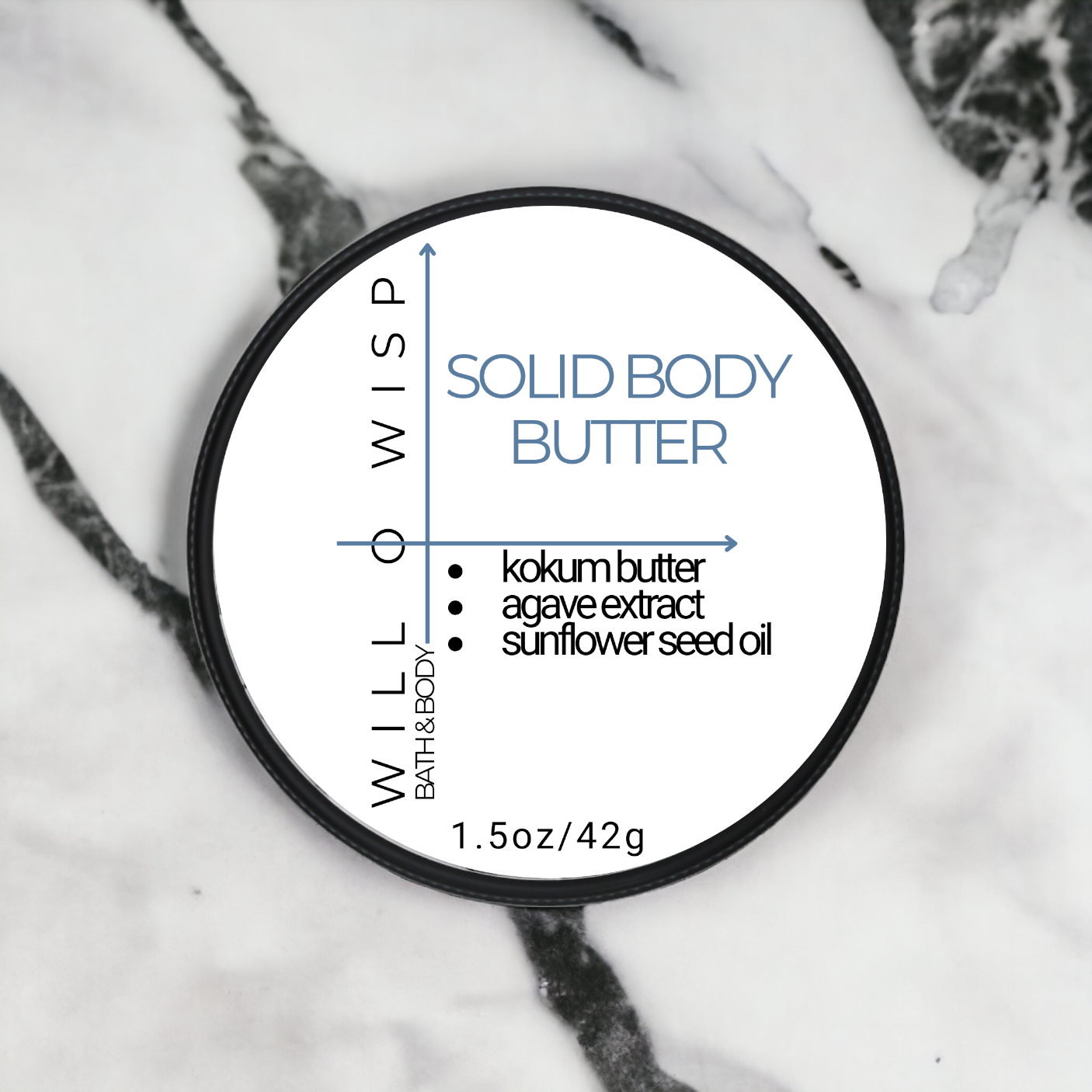 Solid Body Butter Bar (Blue - All Skin Types)