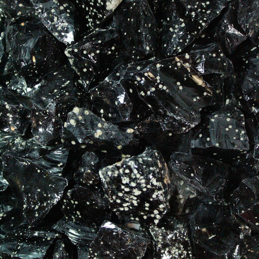 Raw Snowflake Obsidian