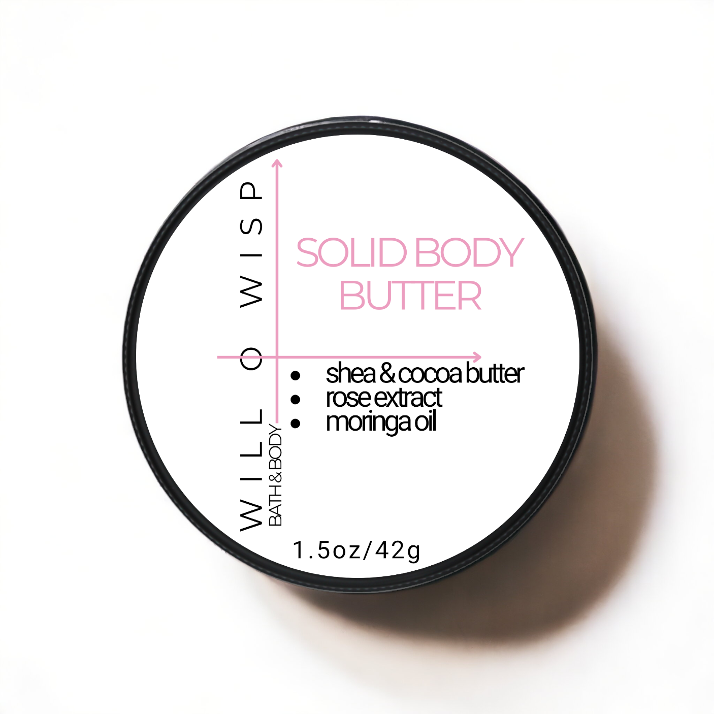 Solid Body Butter Bar (Pink - Combination Skin)