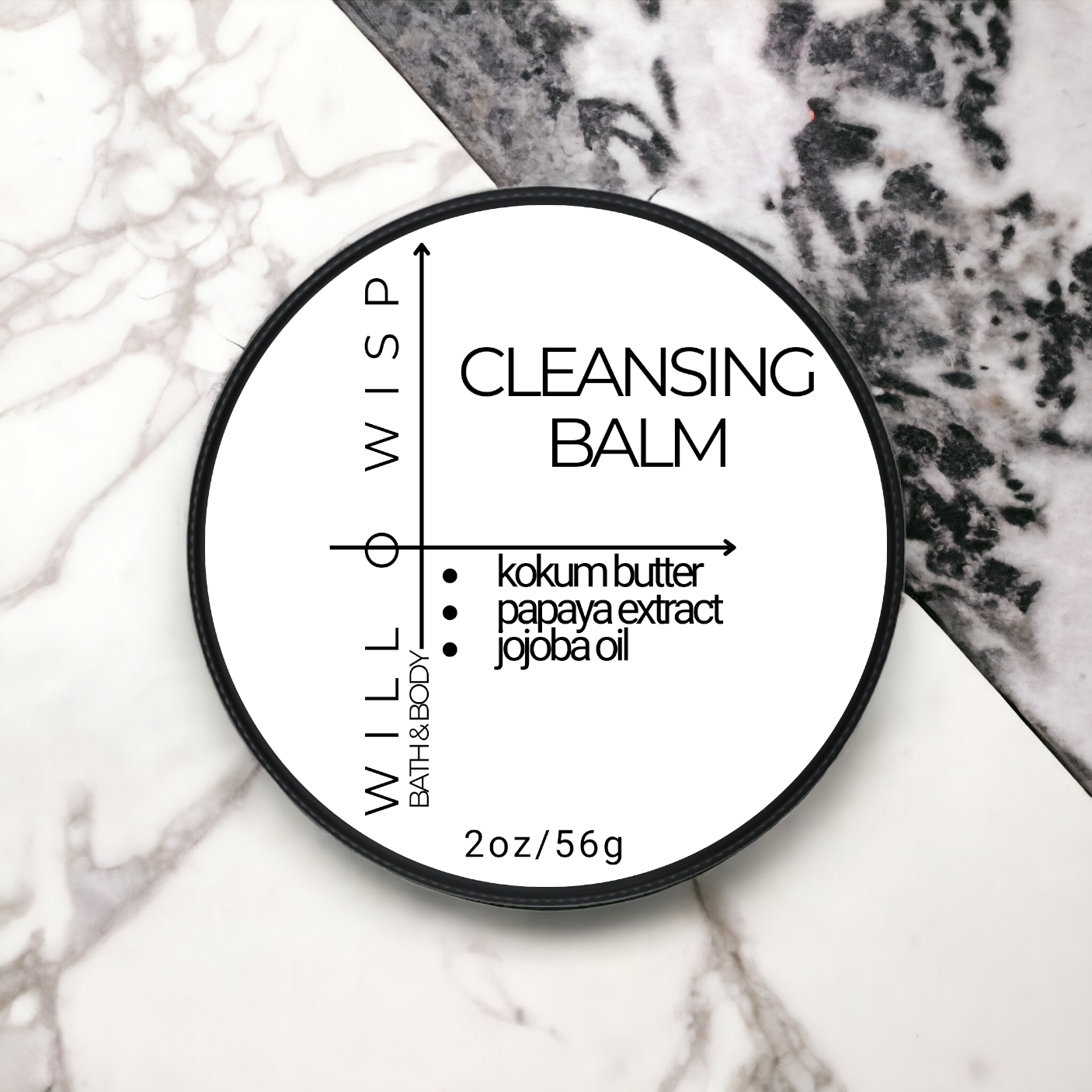 Facial Cleansing Balm (Black - Oily & Acne Prone Skin)