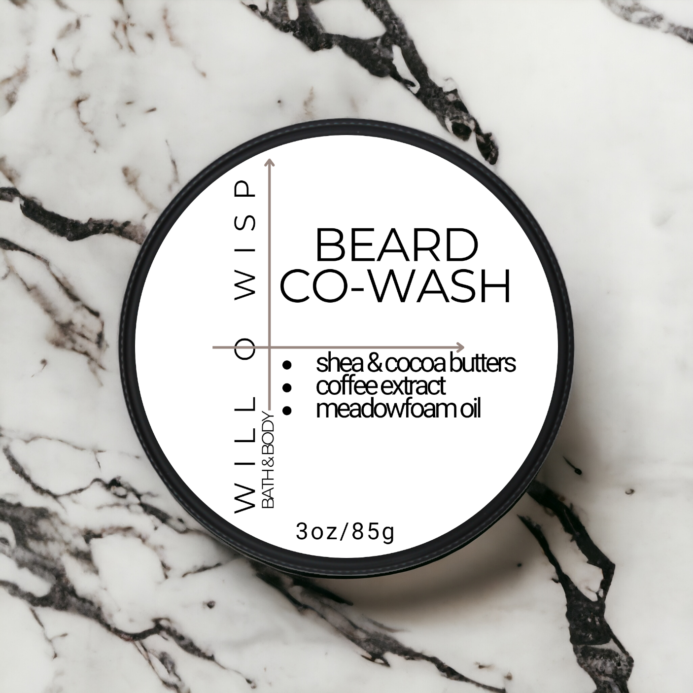 Solid Beard Co-Wash Bar (Sepia - Mature & Aging Skin)