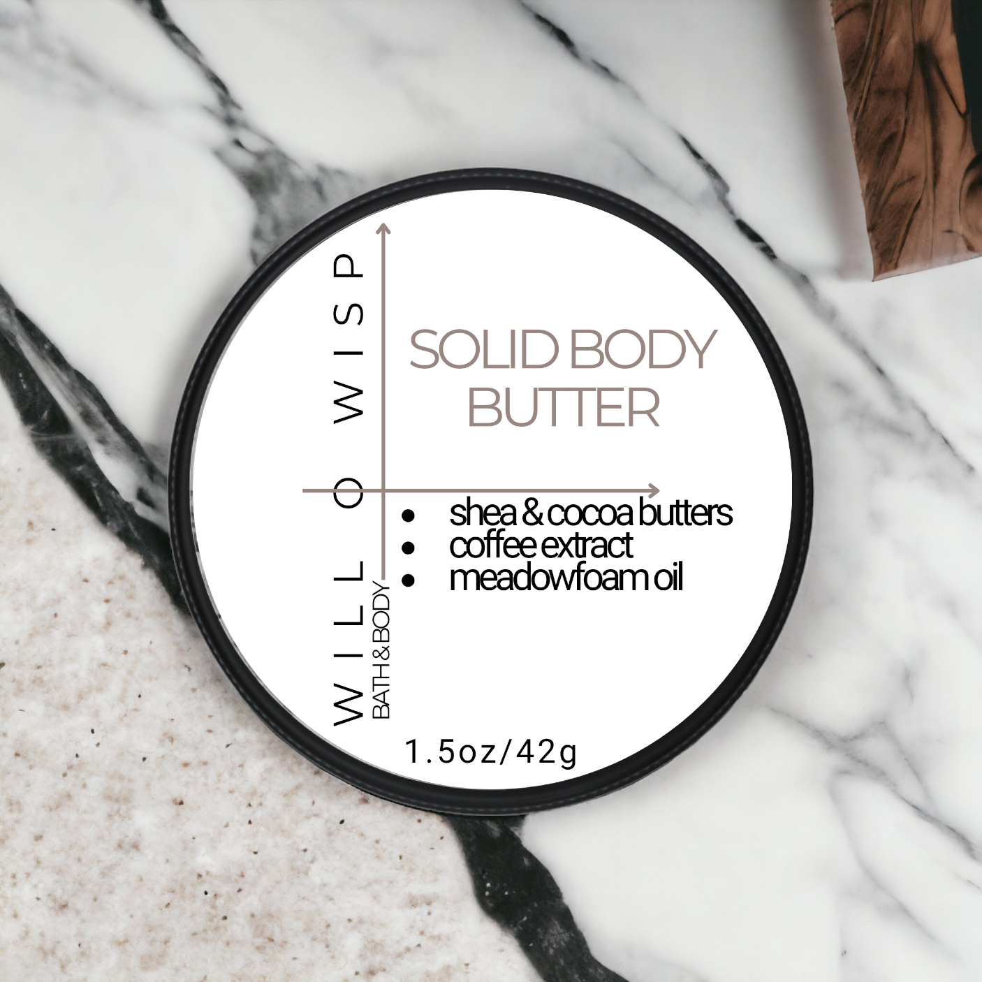 Solid Body Butter Bar (Sepia - Mature & Aging Skin)