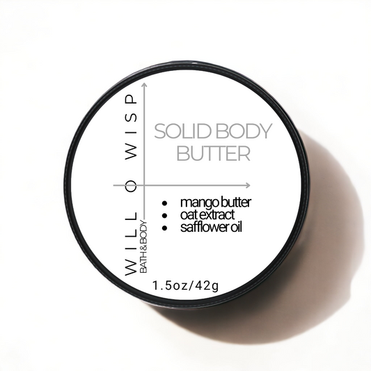 Solid Body Butter Bar (White - All Skin Types)