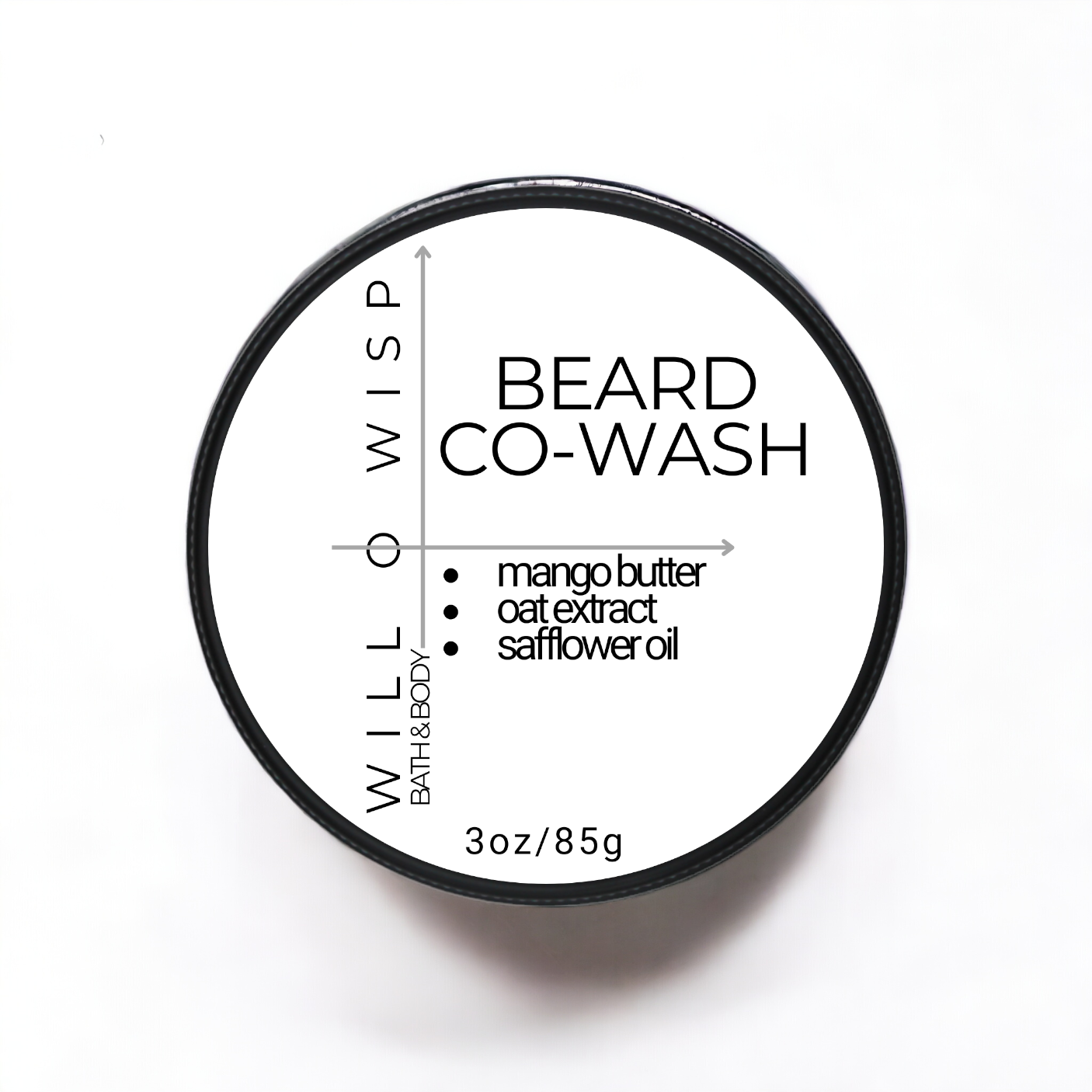 Solid Beard Co-Wash Bar (White - All Skin Types)