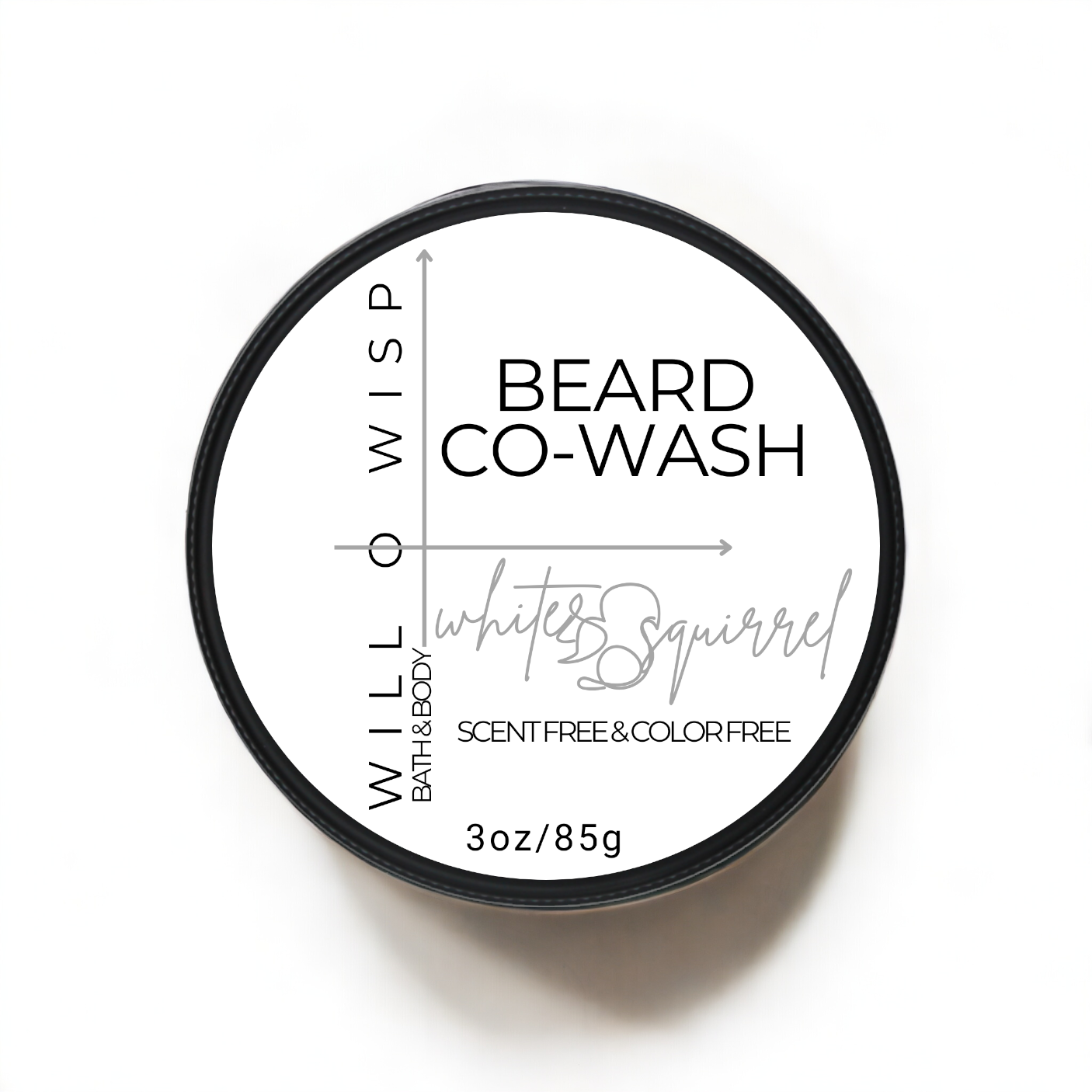 Solid Beard Co-Wash Bar (White Squirrel - Sensitive Skin)