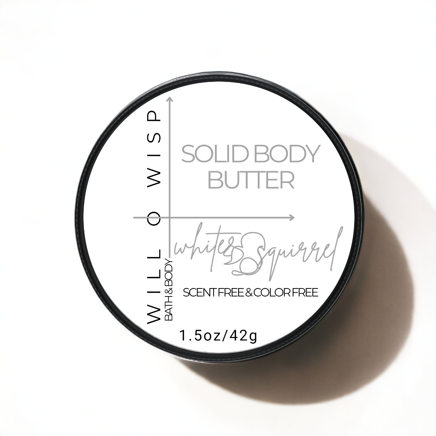 Solid Body Butter Bar (White Squirrel - Sensitive Skin)