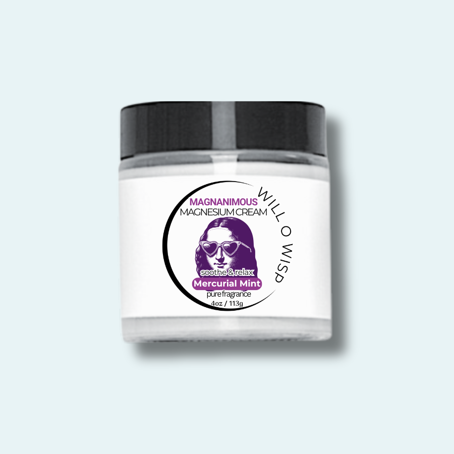 Magnesium Cream ~ Mercurial Mint ~ Pure Fragrance