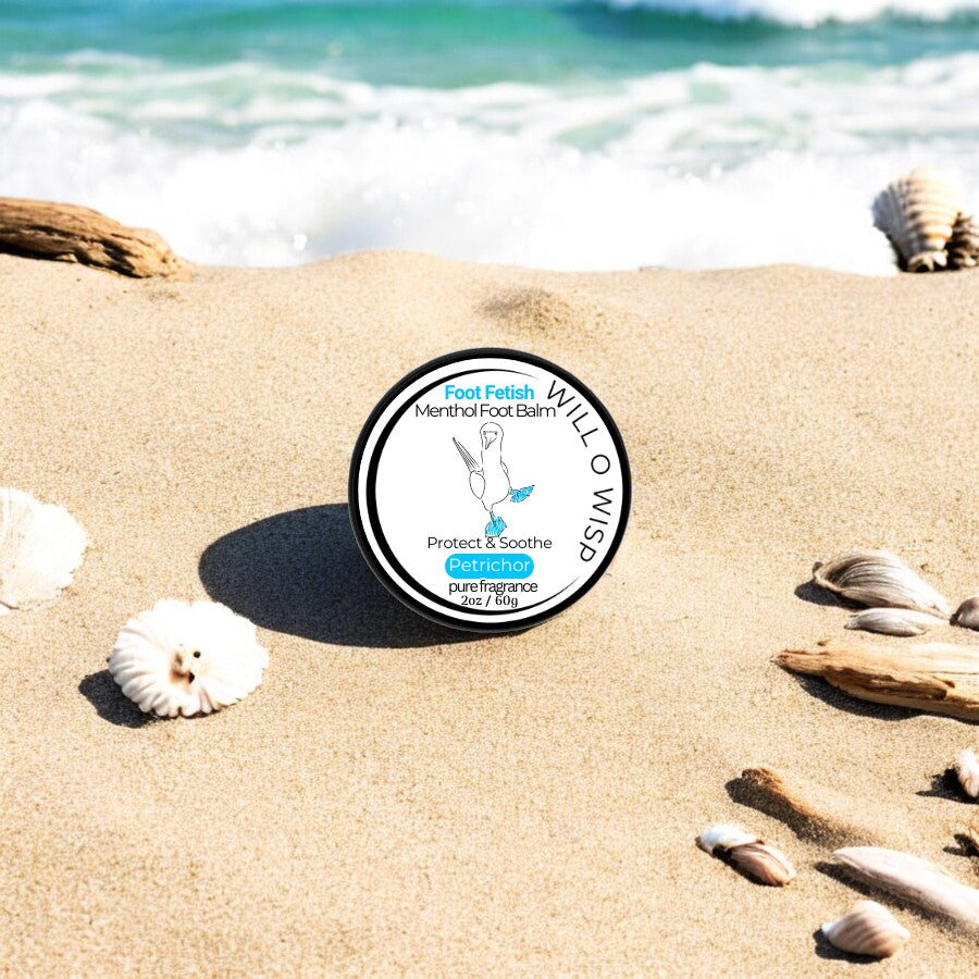Menthol Foot Balm ~ Petrichor ~ Pure Fragrance