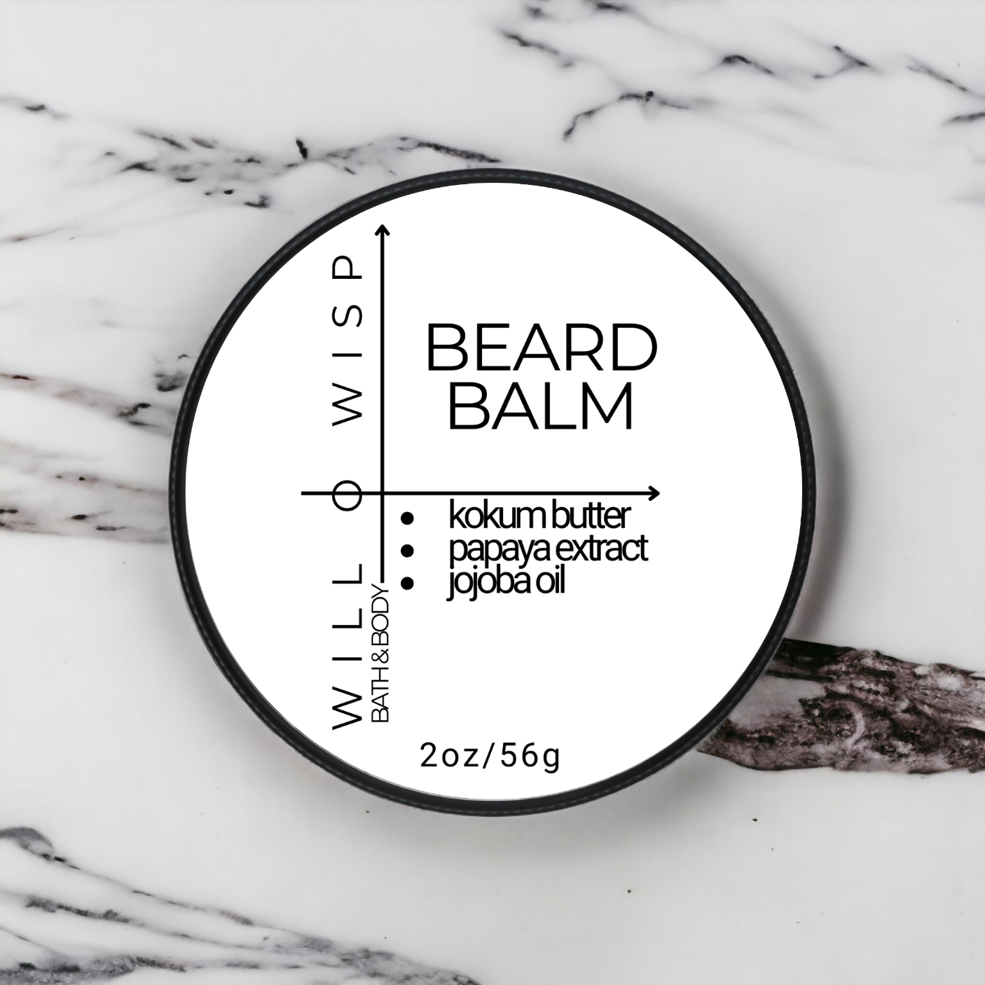 Beard Balm (Black - Oily & Acne Prone Skin)