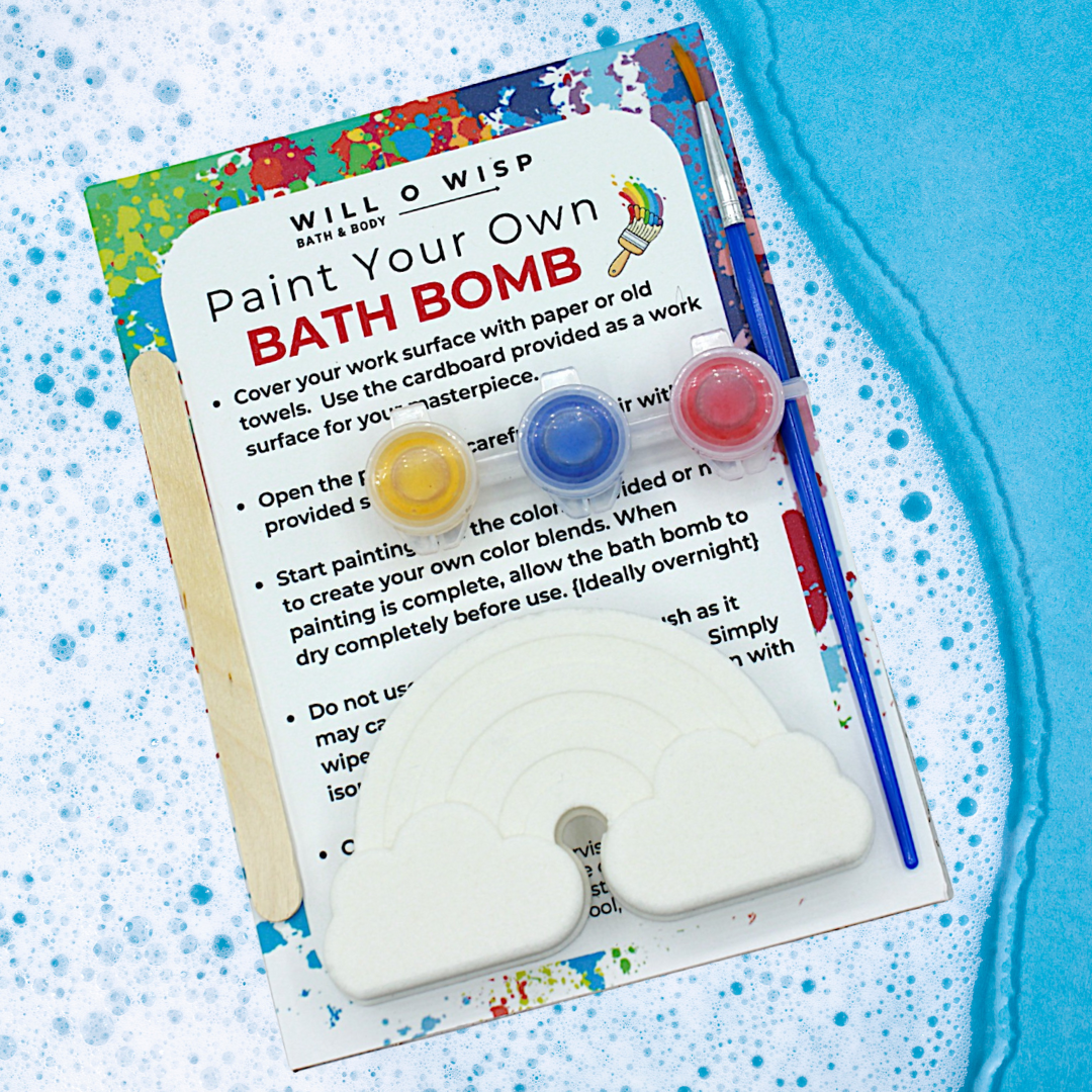 Rainbow Paint Your Own Bath Bomb