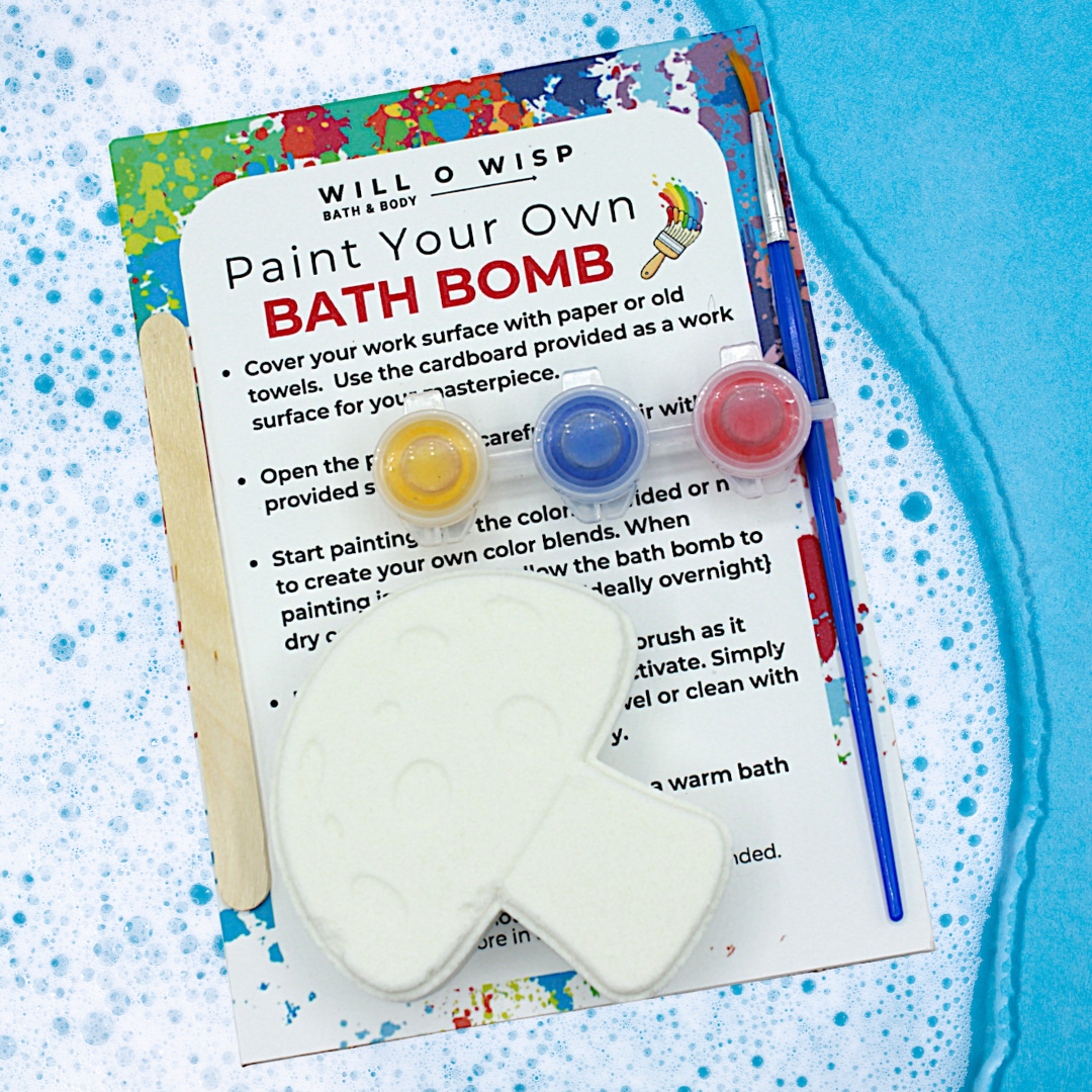 Mushroom Paint Your Own Bath Bomb