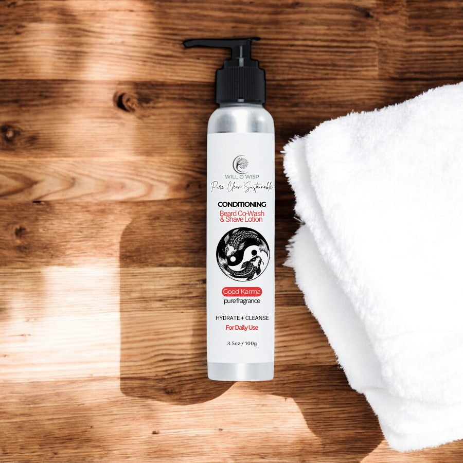 Beard Co-Wash & Shave Lotion ~ Good Karma ~ Pure Fragrance