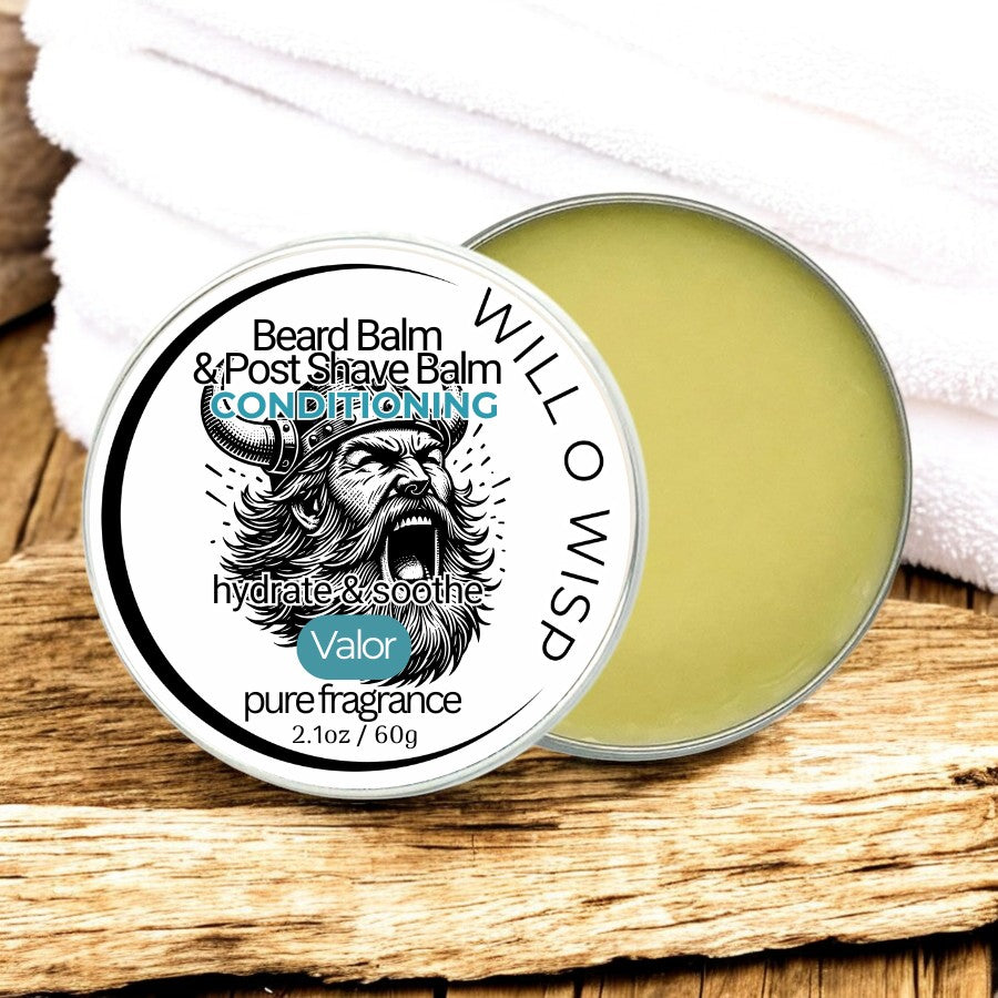 Beard Balm & Post Shave Balm ~ Valor ~ Pure Fragrance