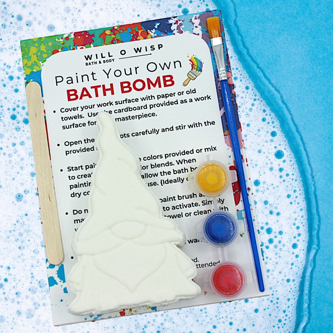 Gnome Paint Your Own Bath Bomb