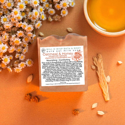 Oatmeal & Honey ~ Pure Oat Milk Soap