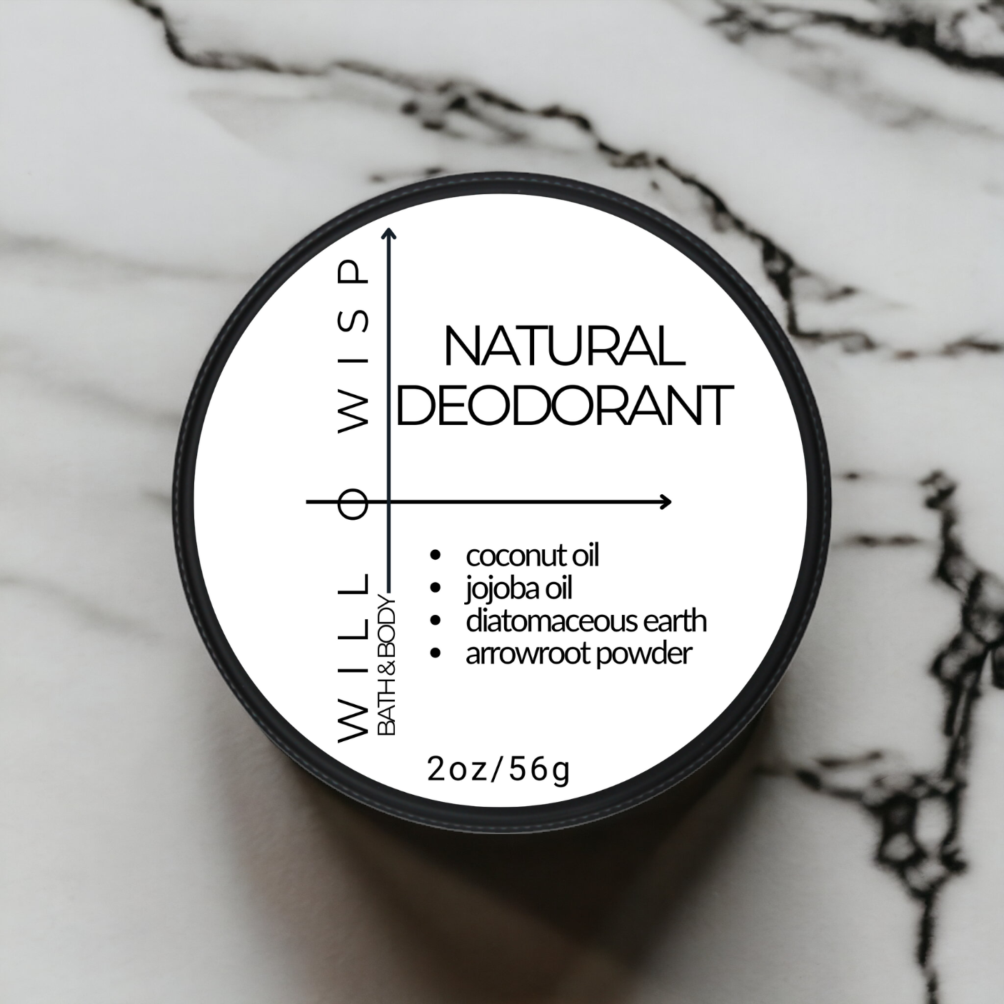 Deodorant Balm (Black - Oily & Acne Prone Skin)