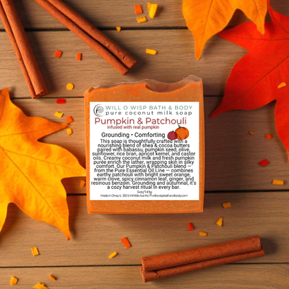 Pumpkin & Patchouli ~ Pure Coconut Milk Soap