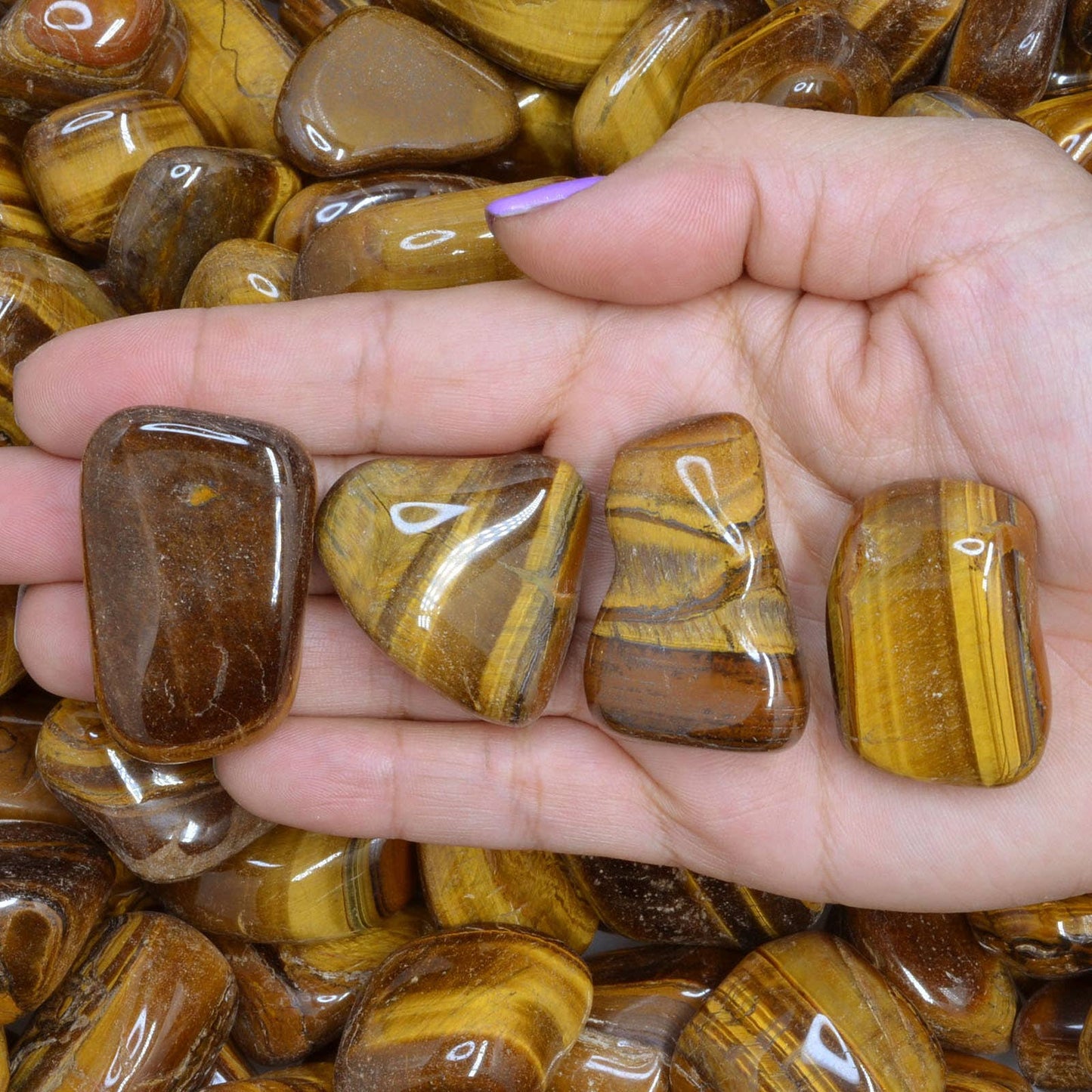 Tumbled Gold Tiger Eye Stone