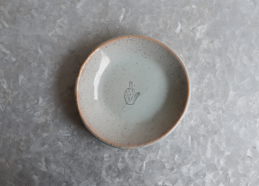 Mini Plate - Middle Finger