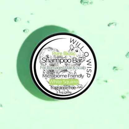 Pure Biotic ~ White Squirrel ~ Fragrance Free Shampoo Bar