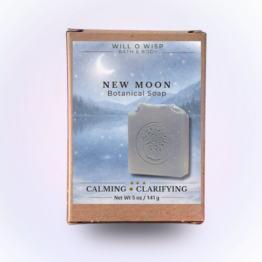 New Moon | Botanical Soap Bar | Calming & Clarifying