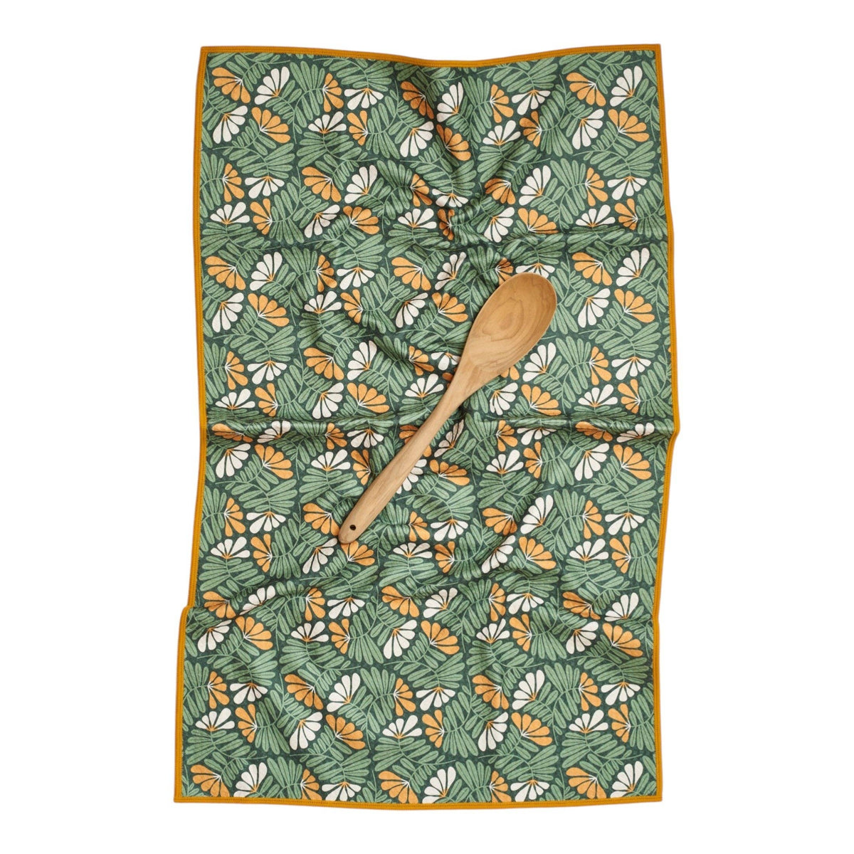 Anywhere Towel Reversible - Green Floral