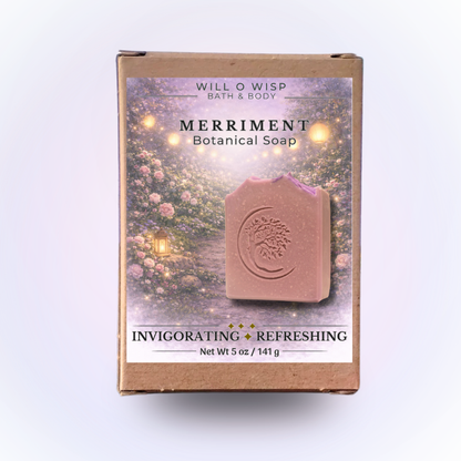 Merriment | Botanical Soap Bar | Invigorating & Refreshing