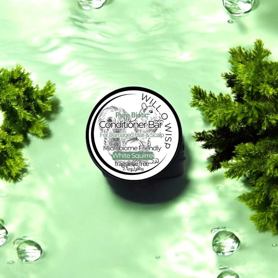 Pure Biotic ~ White Squirrel ~ Fragrance Free Conditioner Bar