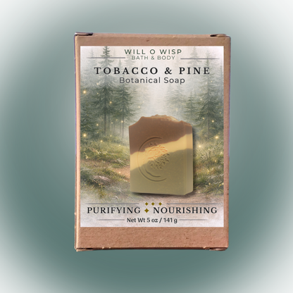 Tobacco & Pine | Botanical Soap Bar | Purifying & Nourishing